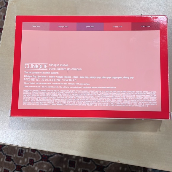 Brand New 5 piece Clinique lipstick gift set - Picture 3 of 3